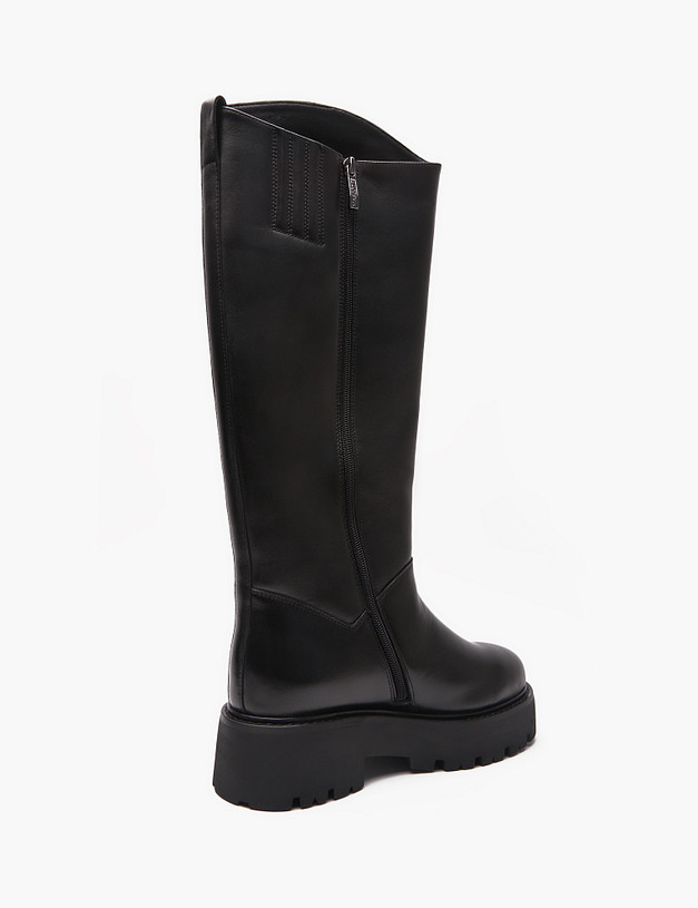 Черные женские зимние сапоги MASCOTTE 22-4240633-3100M | ракурс 5