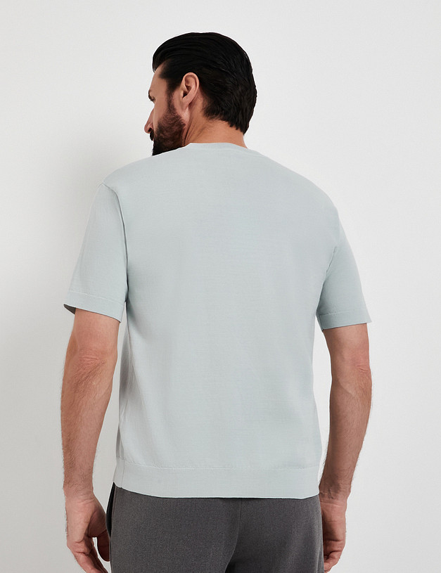 Голубой мужской джемпер MASCOTTE 971-6109-2611 | ракурс 4