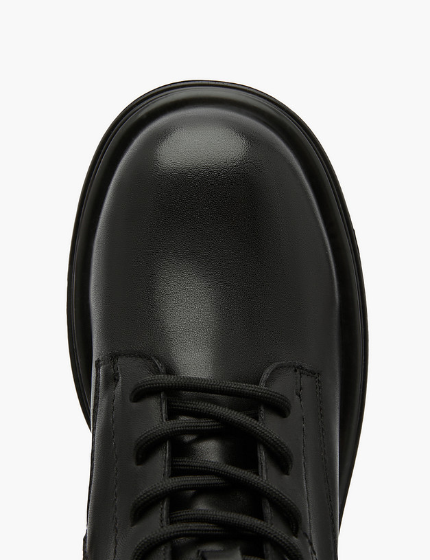 Черные женские зимние ботинки MASCOTTE 58-322131-0102 | ракурс 4