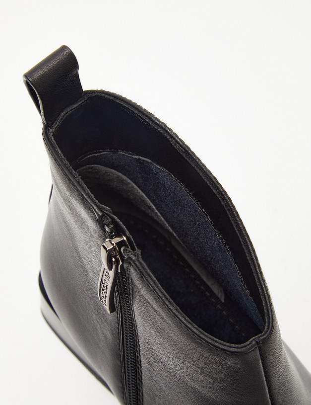 Черные женские ботильоны из кожи MASCOTTE 233-410320-3100M | ракурс 6