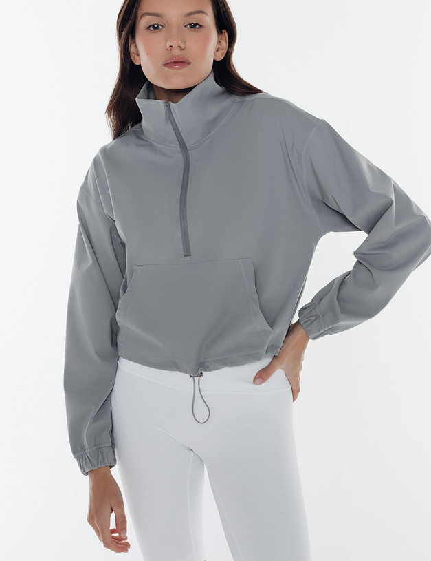 Серая спортивная олимпийка MASCOTTE 234-3189-2410 | ракурс 1 Серая спортивная олимпийка MASCOTTE 234-3189-2410 | ракурс 1