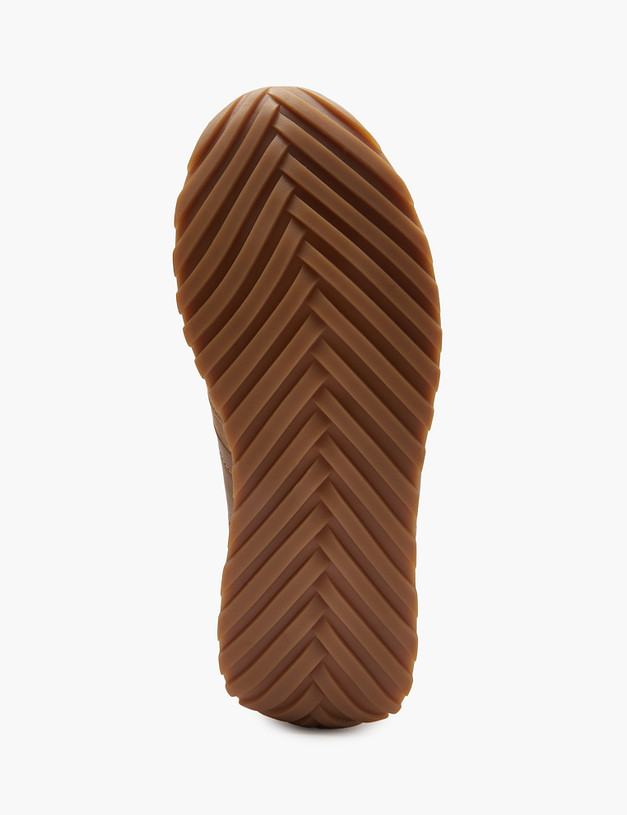 Бежевые женские кроссовки из велюра MASCOTTE 22-5161513-4654M | ракурс 5 Бежевые женские кроссовки из велюра MASCOTTE 22-5161513-4654M | ракурс 5