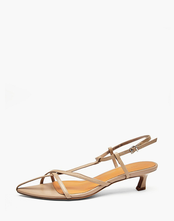 126-615811-0508 Туфли летние женские нат.кожа/нат.кожа беж, Mascotte