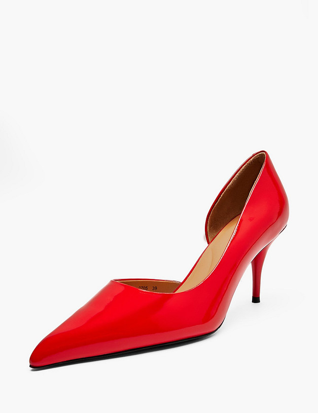 Красные женские туфли MASCOTTE 126-612613-0705 | ракурс 2