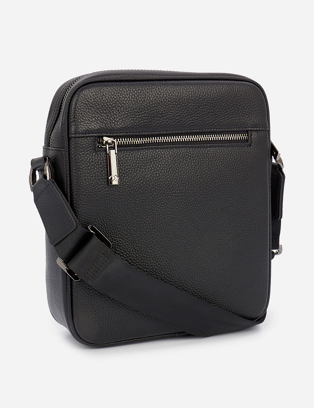 Черная мужская сумка MASCOTTE 604-1232-102 | ракурс 2