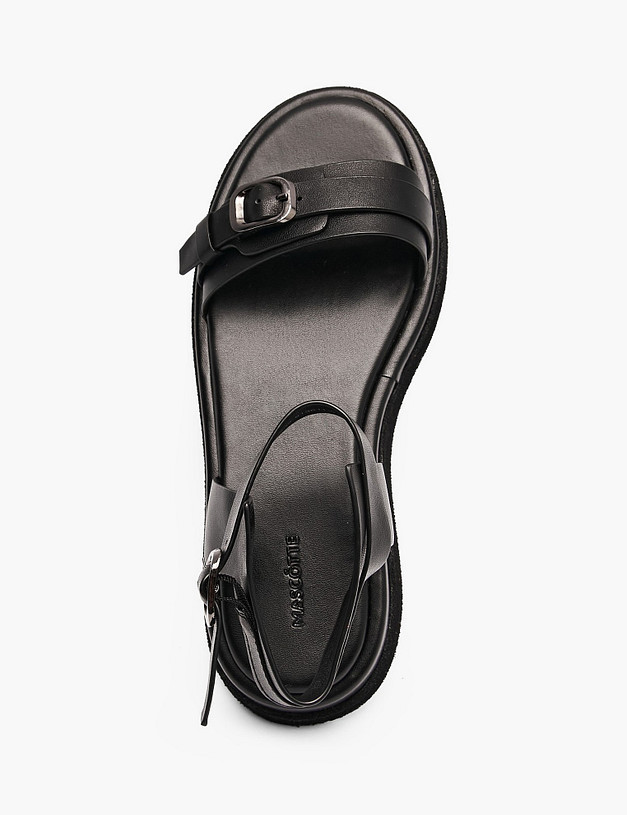 Черные женские сандалии MASCOTTE 233-613611-0102 | ракурс 4