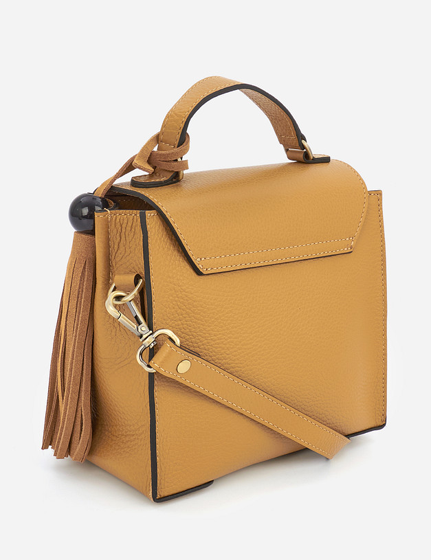 Желтая женская сумка MASCOTTE 697-1208-118 | ракурс 3