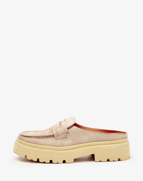 22-4120613-3612M Туфли летние женские велюр/нат.кожа беж, Mascotte