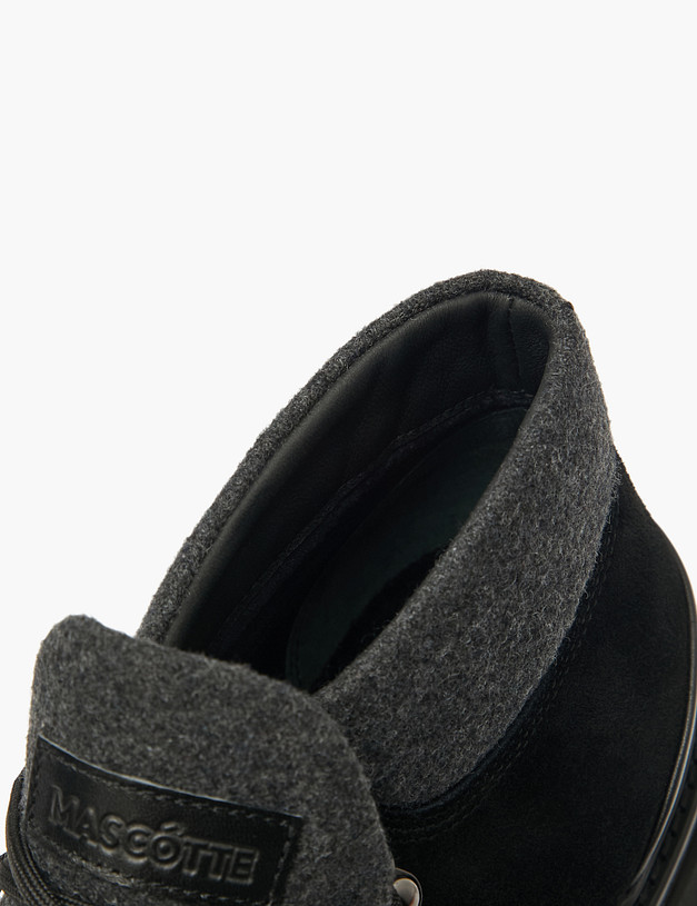 Черные мужские хайкеры MASCOTTE 175-4131722-3205M | ракурс 8
