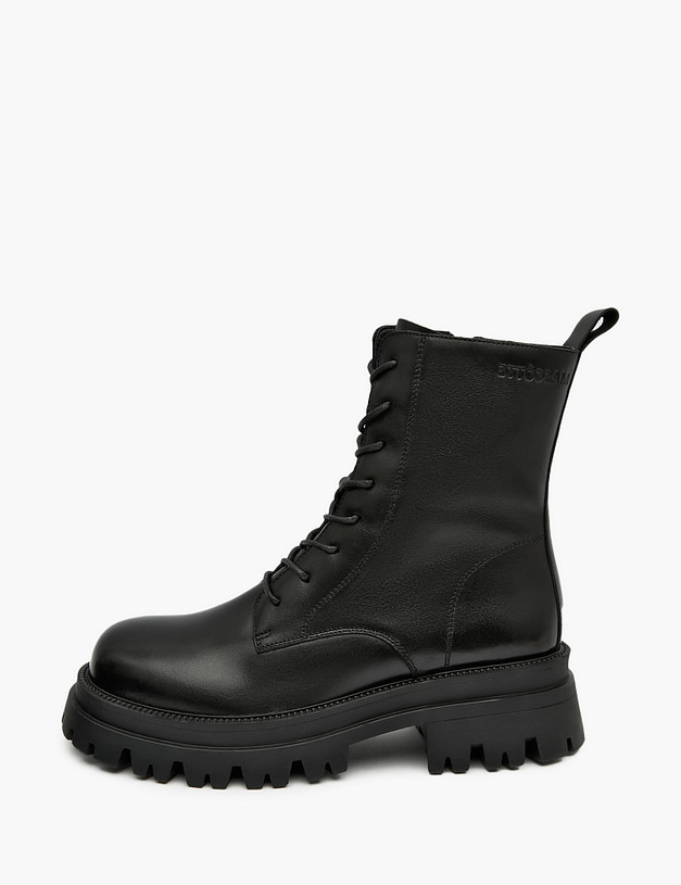 Черные женские зимние ботинки MASCOTTE 58-322031-0102 | ракурс 1