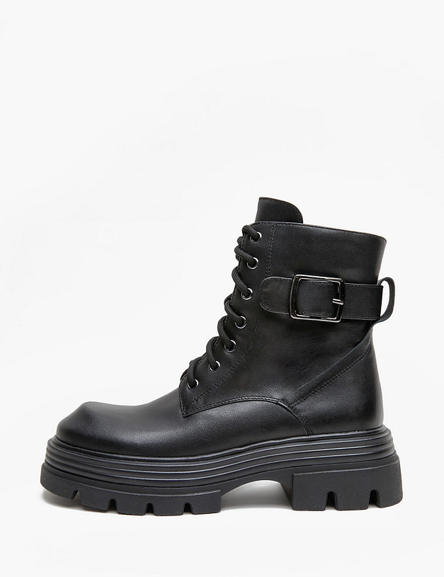 Черные женские ботинки MASCOTTE 233-423122-0102 | ракурс 1