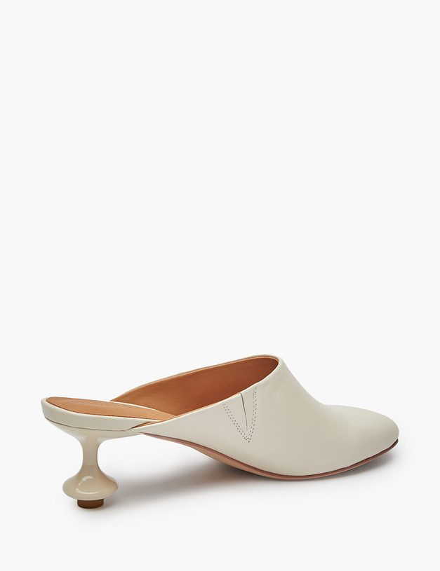 Молочные женские мюли MASCOTTE 15-511911-0501 | ракурс 3