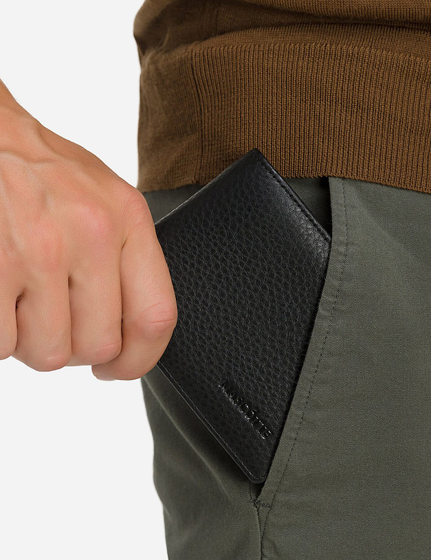 Мужской бумажник из натуральной кожи MASCOTTE 622-0214-102 | ракурс 4