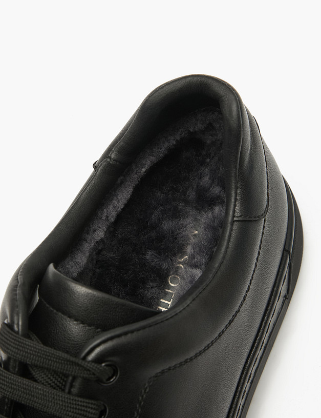 Черные мужские зимние кеды MASCOTTE 175-523231-7100M | ракурс 6