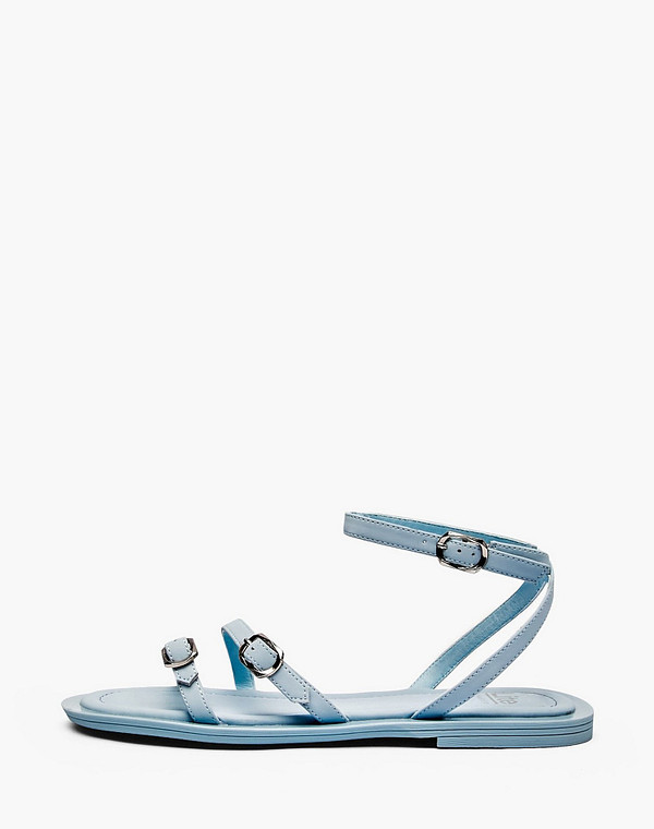 78-612261-1018M Туфли летние женские кож.спилок/и.кожа голуб, Lite by Mascotte