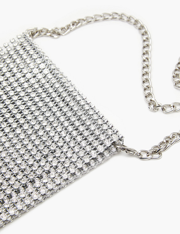 Серебристая женская сумка MASCOTTE 679-3210-7716 | ракурс 5