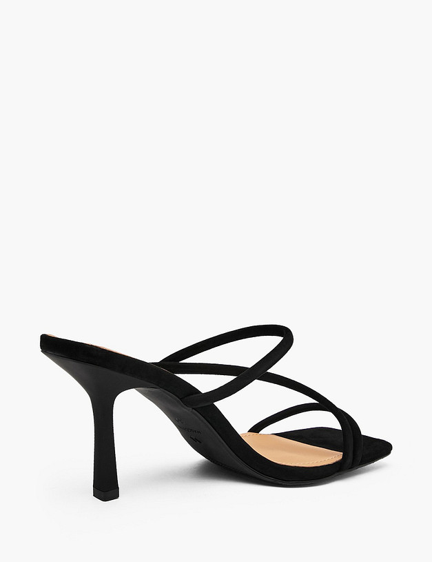 Черные женские сабо MASCOTTE 234-611491-0602 | ракурс 3