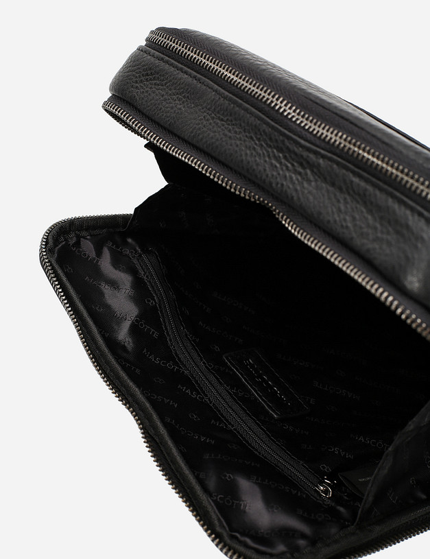 Черная мужская сумка MASCOTTE 622-1206-102 | ракурс 4
