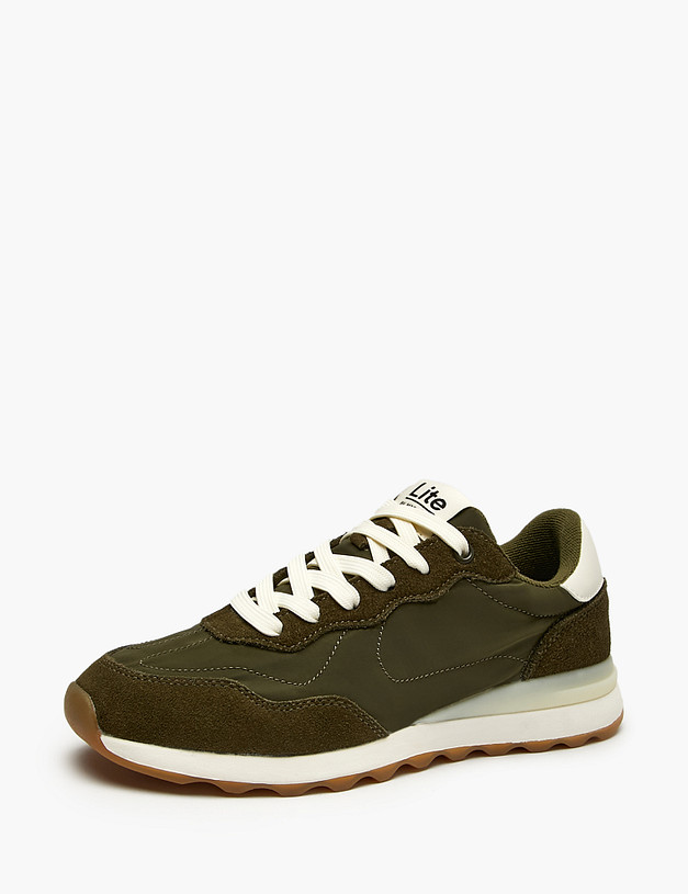 Зеленые женские кроссовки MASCOTTE 156-520121-0204 | ракурс 2