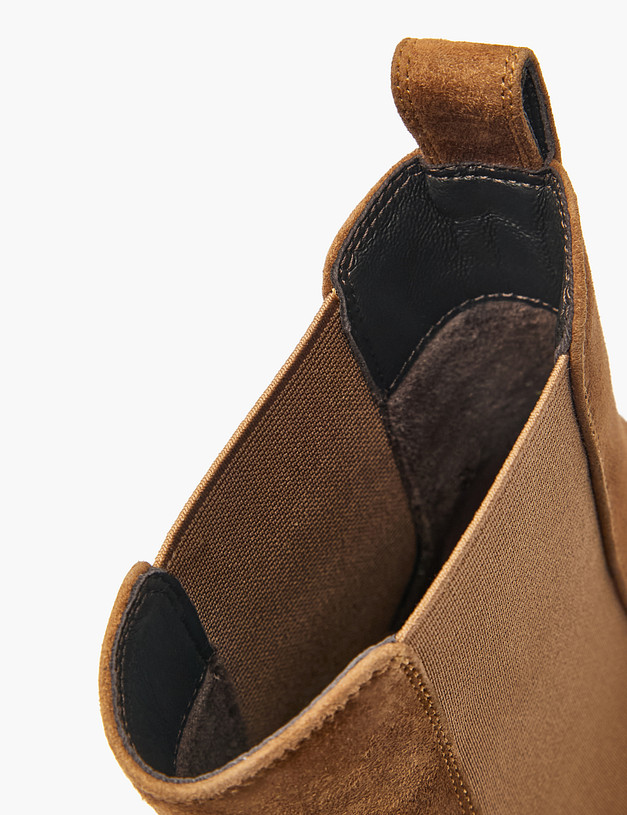 Коричневые женские казаки с вышивкой MASCOTTE 233-520922-0609 | ракурс 6