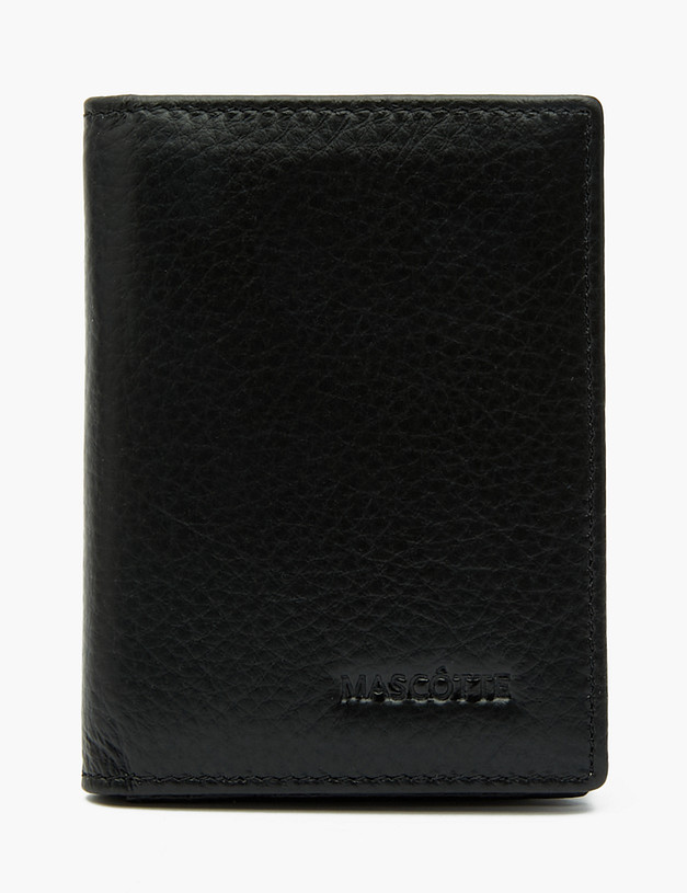 Черная мужская визитница MASCOTTE 604-3128-102 | ракурс 1 Черная мужская визитница MASCOTTE 604-3128-102 | ракурс 1