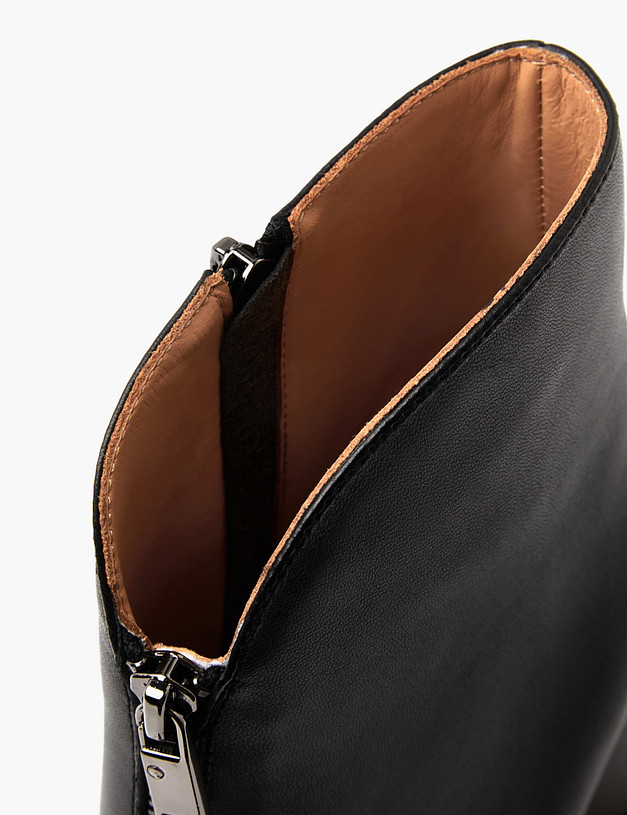 Черные женские ботильоны с молнией  MASCOTTE 100-410411-0502 | ракурс 7