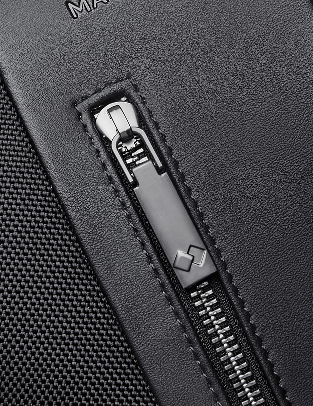 Черная мужская сумка MASCOTTE 604-5120-202 | ракурс 6 Черная мужская сумка MASCOTTE 604-5120-202 | ракурс 6