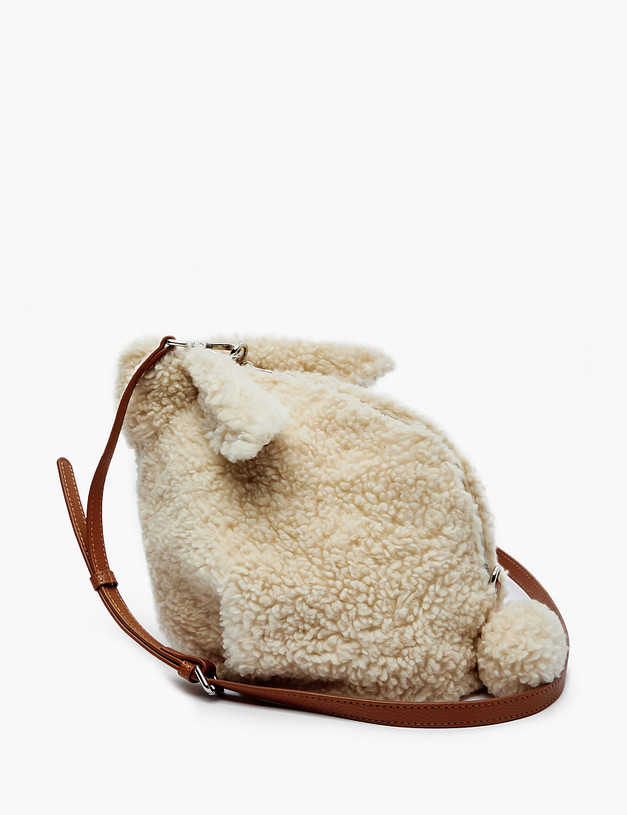 Белая фигурная женская сумка MASCOTTE 660-2246-401 | ракурс 5