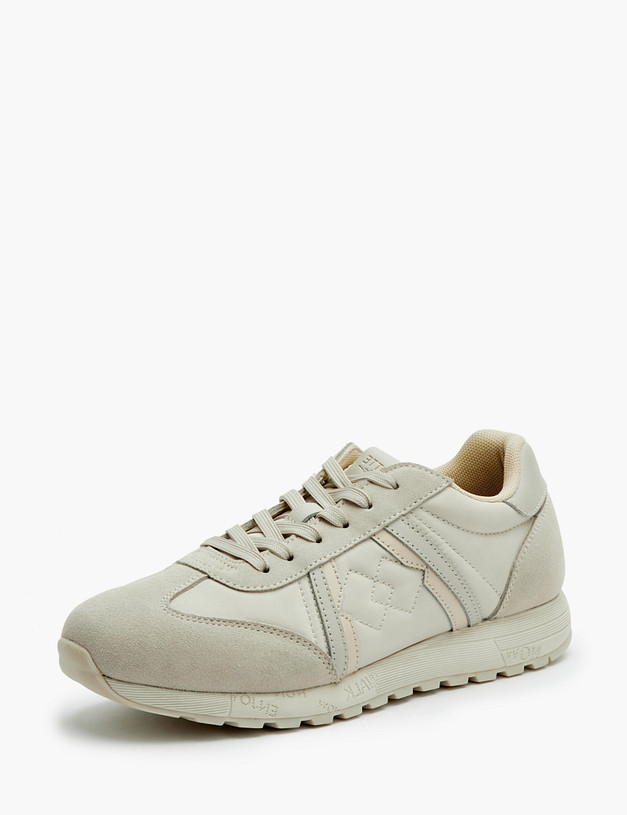 Бежевые женские кроссовки MASCOTTE 189-21250210-0208 | ракурс 2