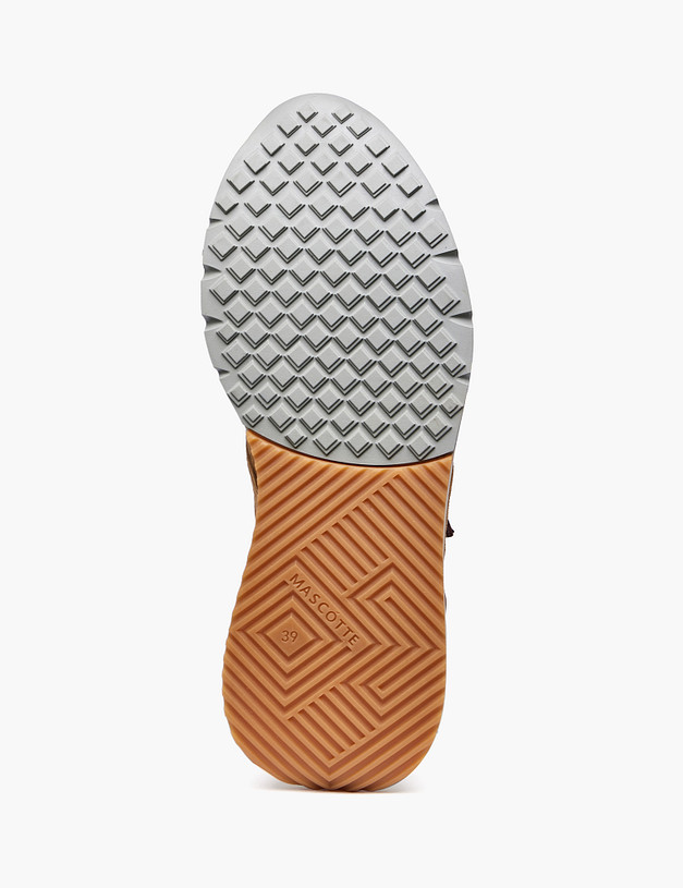 Бежевые женские кроссовки с украшением  MASCOTTE 22-6160127-5610M | ракурс 5