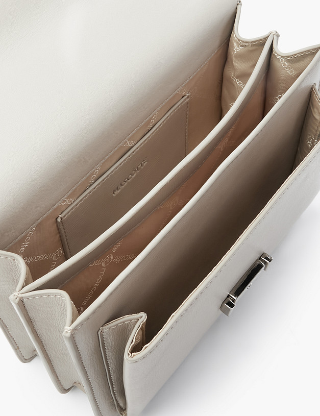 Бежевая женская сумка кросс-боди MASCOTTE 660-0102-608 | ракурс 4 Бежевая женская сумка кросс-боди MASCOTTE 660-0102-608 | ракурс 4