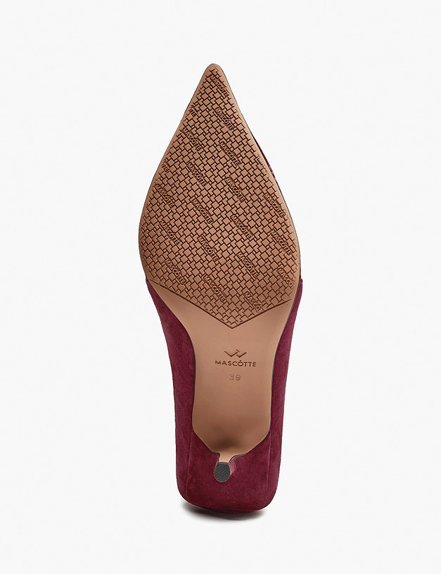 Бордовые женские ботильоны MASCOTTE 15-610111-0605 | ракурс 5