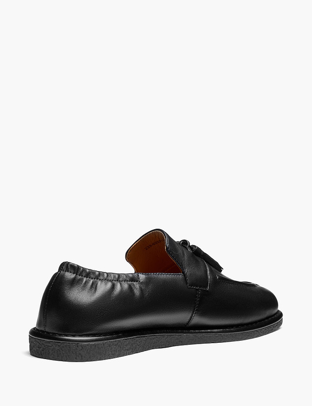 Черные женские лоферы MASCOTTE 233-620211-3501M | ракурс 4