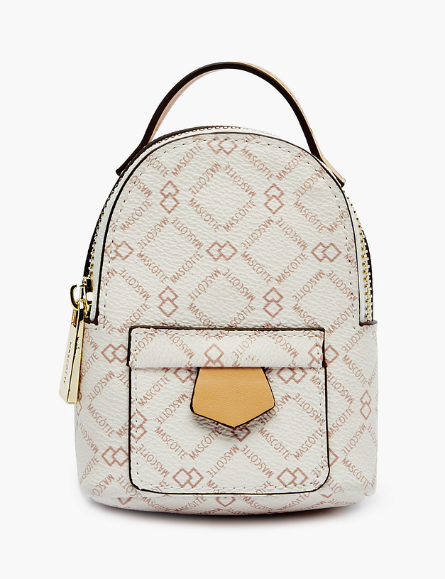 Белый женский мини-рюкзак MASCOTTE 602-2213-601 | ракурс 3