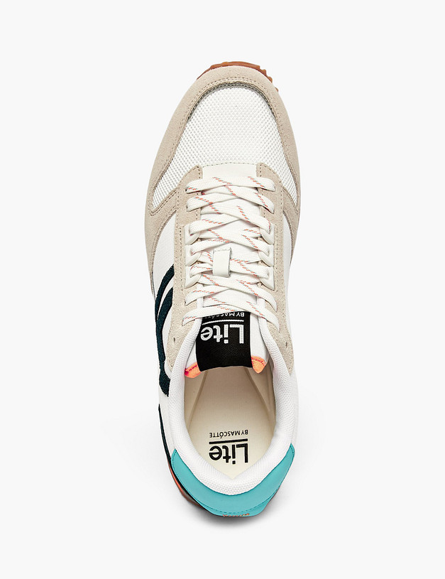 Белые мужские кроссовки MASCOTTE 181-512122-0201 | ракурс 4