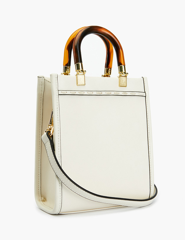 Молочная женская сумка MASCOTTE 660-2124-101 | ракурс 3 Молочная женская сумка MASCOTTE 660-2124-101 | ракурс 3