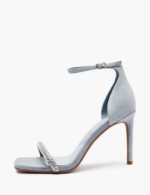 Голубые женские босоножки MASCOTTE 126-511812-0611 | ракурс 1