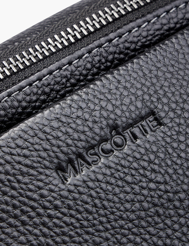 Черная мужская сумка MASCOTTE 604-4235-102 | ракурс 6 Черная мужская сумка MASCOTTE 604-4235-102 | ракурс 6