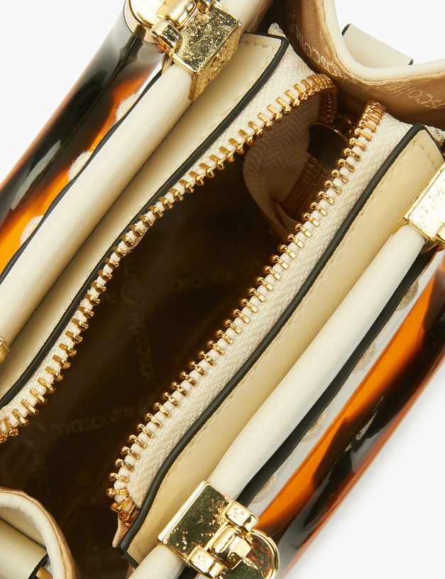 Молочная женская сумка MASCOTTE 660-2124-101 | ракурс 4 Молочная женская сумка MASCOTTE 660-2124-101 | ракурс 4