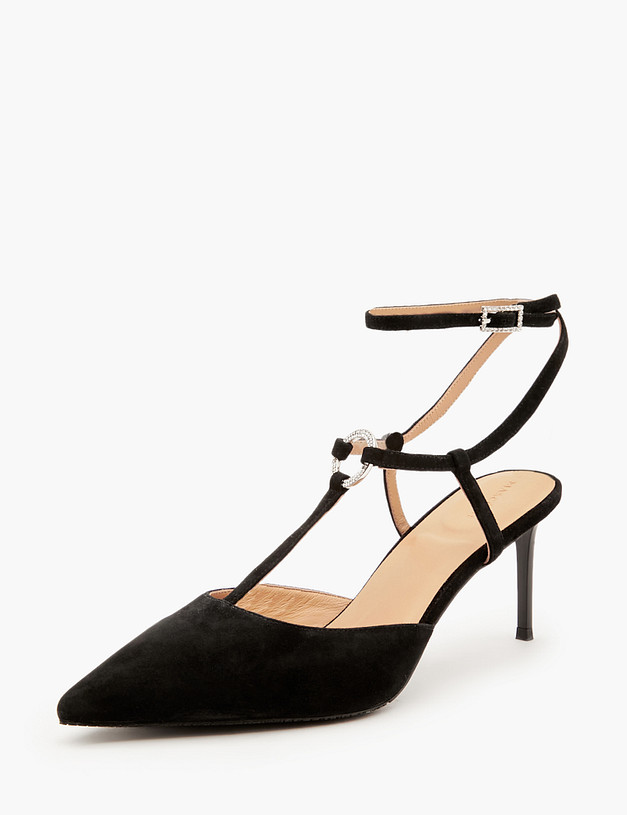 Черные женские босоножки MASCOTTE 175-4127312-3605M | ракурс 2