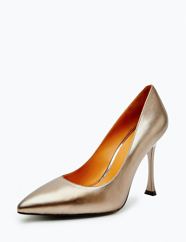 Бронзовые женские туфли MASCOTTE 172-318711-0517 | ракурс 3