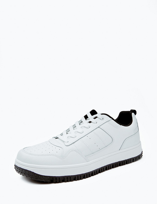 Белые мужские кеды MASCOTTE 189-412321-0601 | ракурс 2