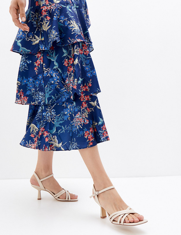 Бежевые женские босоножки MASCOTTE 09-1101413-3529M | ракурс 1 Бежевые женские босоножки MASCOTTE 09-1101413-3529M | ракурс 1