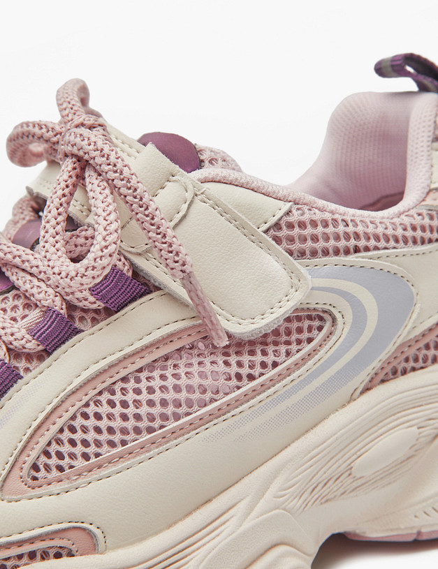 Розовые кроссовки для девочек MASCOTTE 234-511521-0206 | ракурс 6 Розовые кроссовки для девочек MASCOTTE 234-511521-0206 | ракурс 6