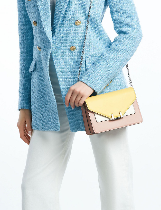 Желтая женская сумка кросс-боди MASCOTTE 642-0114-618 | ракурс 1