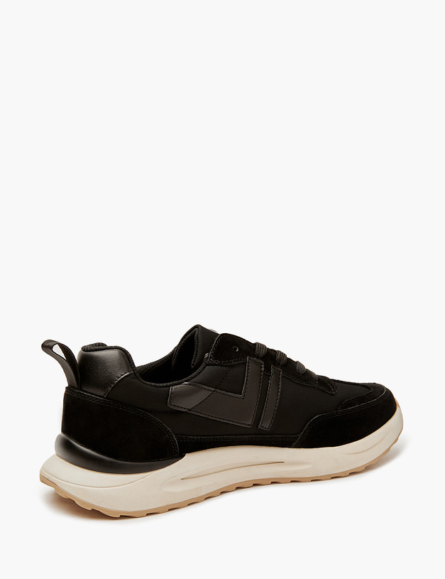 Черные мужские кроссовки MASCOTTE 128-416021-0202 | ракурс 3