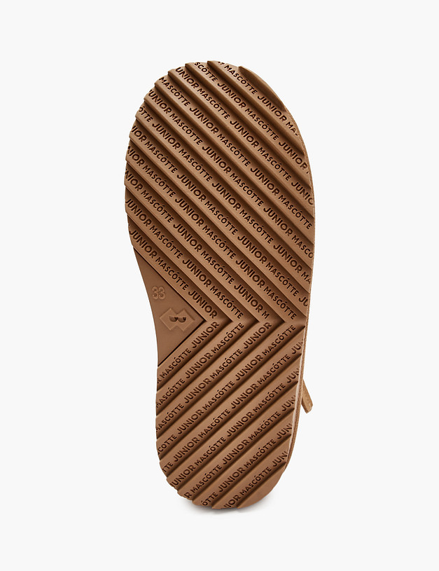 Рыжие полусапоги для девочек MASCOTTE 234-525031-0213 | ракурс 5