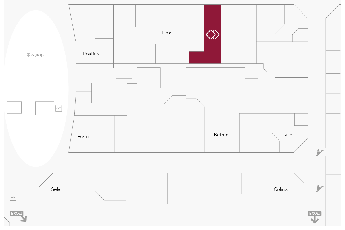 Салон Mascotte в ТРЦ МЕГА Парнас