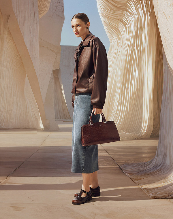 126-521411-6104M Туфли женские нат.кожа/нат.кожа корич, Mascotte