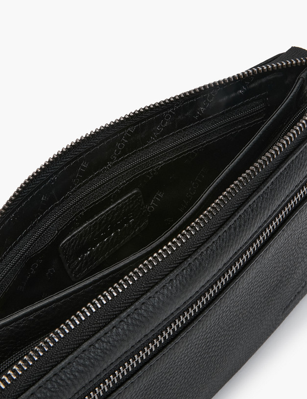 Черная мужская борсетка MASCOTTE 622-2121-102 | ракурс 5